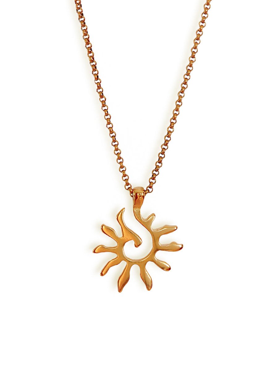 Schmuck Halsketten mit Sonnen Symbol – Soleil Jewelry Anhänger Beau