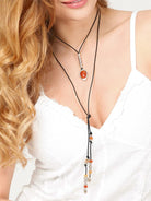 Ketten - Set Karneol Kette & Armband - K274-A966 - Beau Soleil Jewelry