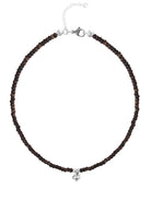 Ketten - 925 Silber Kette Collier Herz - Smoked-Topaz - K501_smoked-topaz - Beau Soleil Jewelry