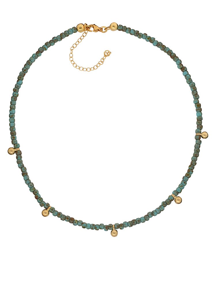 Ketten - Kette mit Anhänger - KG-010_pic-tuerkis - Beau Soleil Jewelry