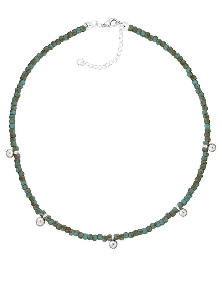 Ketten - Kette mit Anhänger - KG-010_pic-tuerkis - Beau Soleil Jewelry