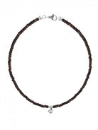 Ketten - 925 Silber Kette Collier Herz Granat Rot - K501_herz_gr - Beau Soleil Jewelry