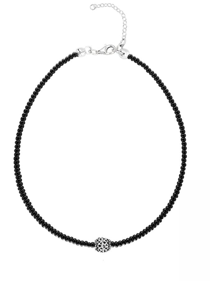 Ketten - Choker kurze Kette Collier K265-Topaz - Silber - K265-topaz - Beau Soleil Jewelry