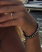 925 Silber Schmuck - Sterling Silber Kugel-Ring - 52-53 (S) - R146-s - Beau Soleil Jewelry