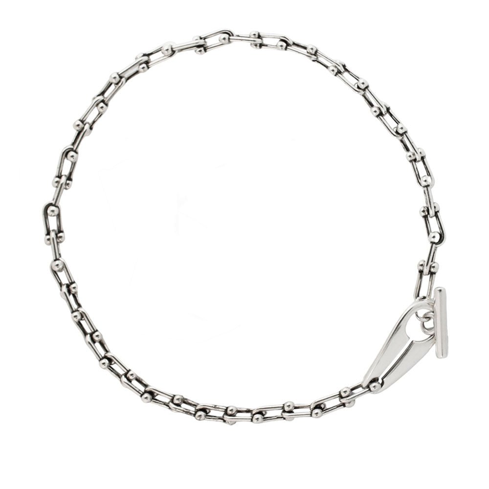 Ketten - Kurze Kette Collier Choker mit T-Verschluss - K201 - Beau Soleil Jewelry