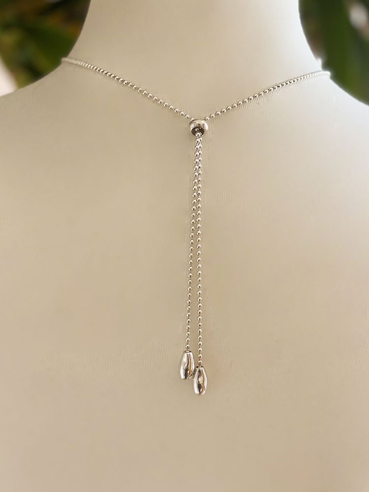 Ketten - Längenverstellbare Halskette mit Anhänger - K254 - Beau Soleil Jewelry