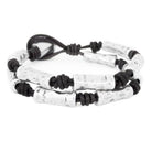 Armbänder - Lederarmband Zweireihig A998 - Braun - A998-braun-22 - Beau Soleil Jewelry