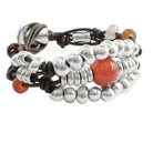 Ketten - Set Karneol Kette & Armband - K274-A966 - Beau Soleil Jewelry