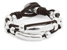 Armbänder - Lederarmband A905 - Braun - A905-18-Braun - Beau Soleil Jewelry
