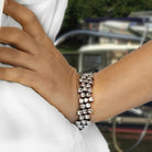 Armbänder - Lederarmband Cube A981 - Braun - A981-18-Braun - Beau Soleil Jewelry
