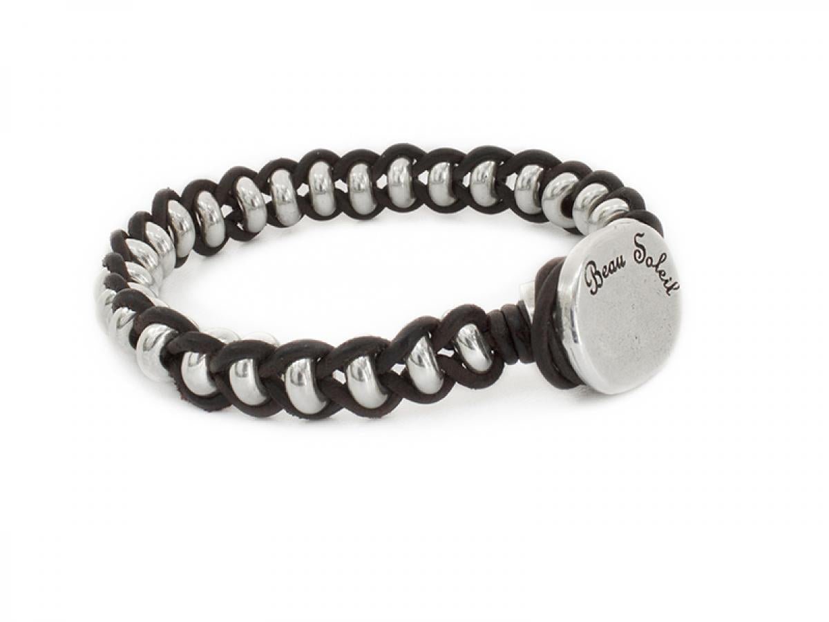 Armbänder - Lederarmband Venis A984 - Braun - A984 - Beau Soleil Jewelry
