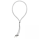 Ketten - Damen Lederkette mit Anhänger Lassokette Fransenkette Halskette 215K - Braun - 215K - Beau Soleil Jewelry