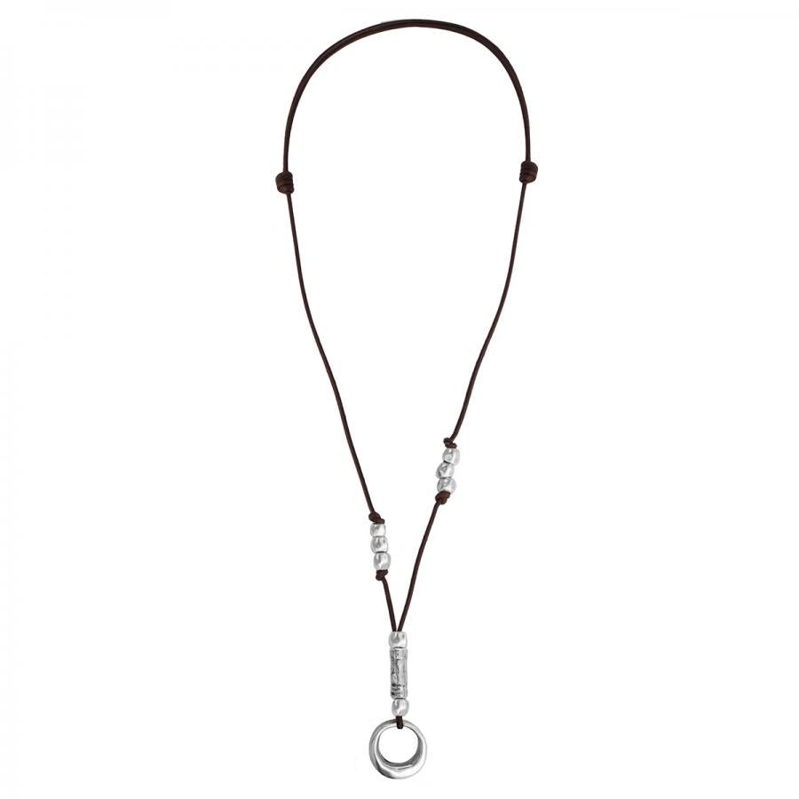 Ketten - Ibiza Lederketten Set K294-K270 - Braun - k294-k270 - Beau Soleil Jewelry