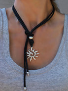 Best Sellers - Set Lederkette & Leder Wickelarmband - Braun - K255-set - Beau Soleil Jewelry