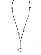 Ketten - Lederkette längenverstellbar K270 - Braun - K270 - Beau Soleil Jewelry