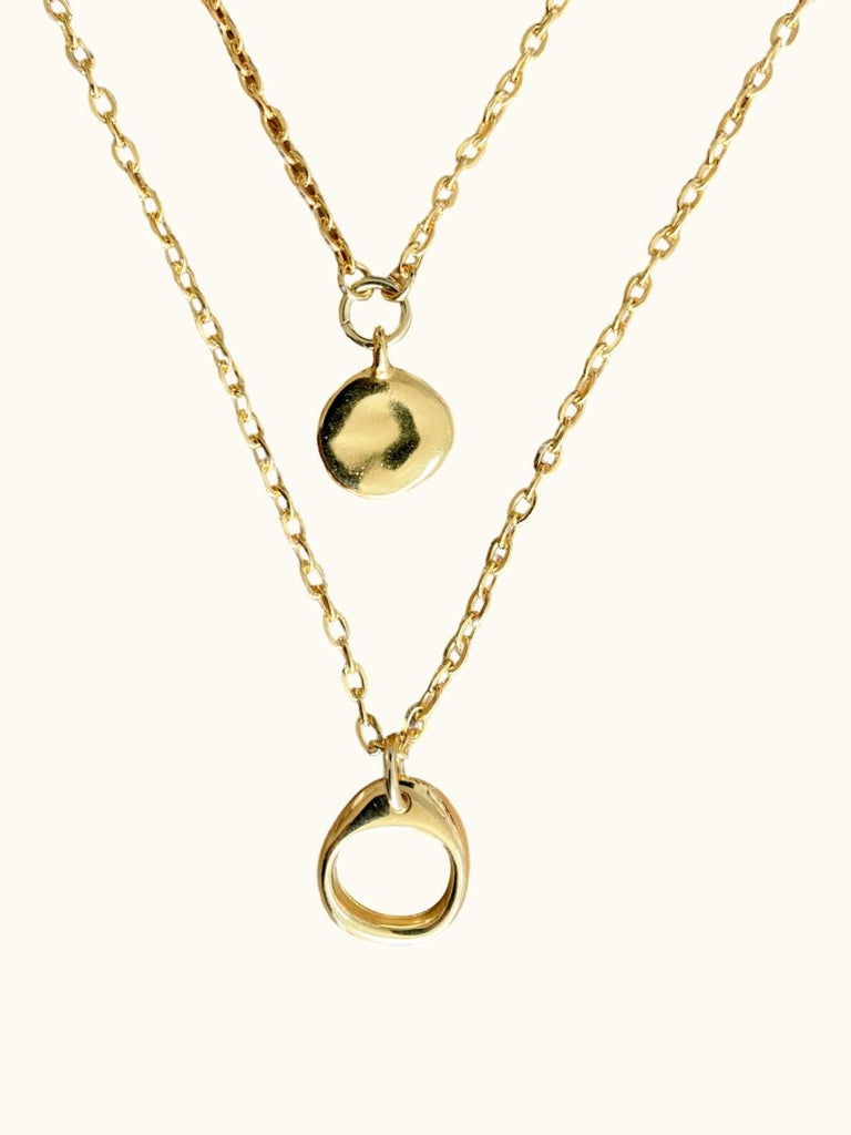 Schmuck Set’s - Schmuck-Set Halsketten - Duo - Gold - K305-Duo-gold - Beau Soleil Jewelry