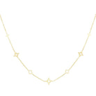 Ketten - Sterne & Glück Halskette und Armband - Silber - set-k+a1016-silber - Beau Soleil Jewelry