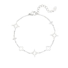 Ketten - Sterne & Glück Halskette und Armband - Silber - set-k+a1016-silber - Beau Soleil Jewelry
